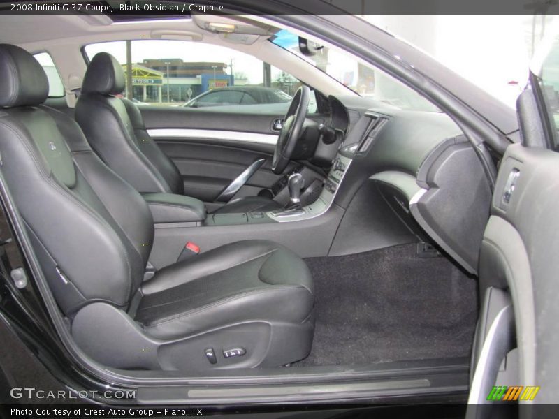 Black Obsidian / Graphite 2008 Infiniti G 37 Coupe
