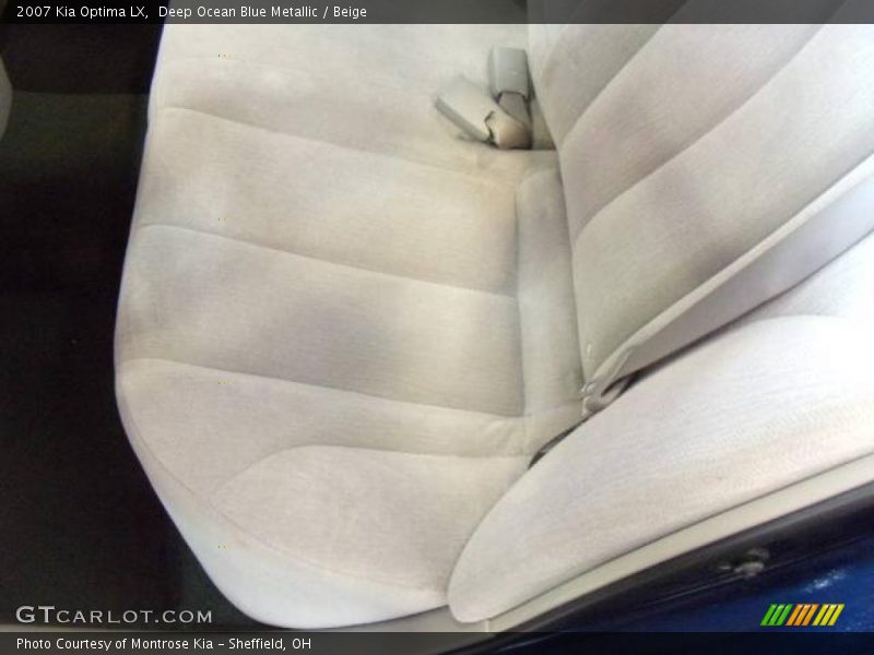 Deep Ocean Blue Metallic / Beige 2007 Kia Optima LX