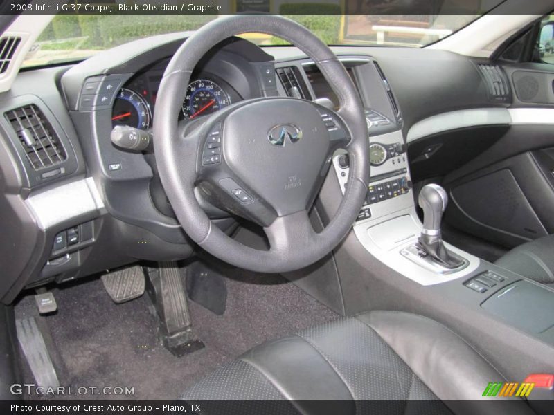 Black Obsidian / Graphite 2008 Infiniti G 37 Coupe