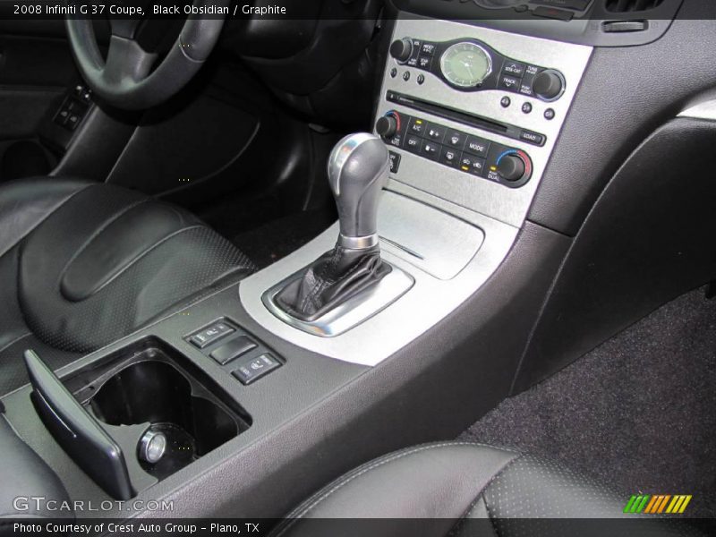 Black Obsidian / Graphite 2008 Infiniti G 37 Coupe