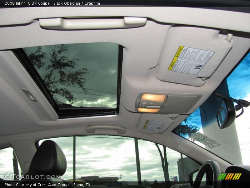 Black Obsidian / Graphite 2008 Infiniti G 37 Coupe