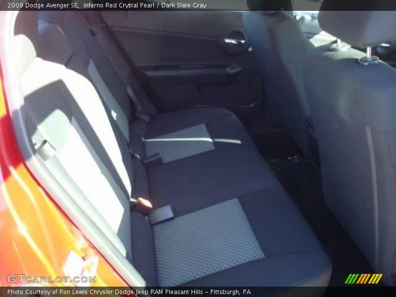 Inferno Red Crystal Pearl / Dark Slate Gray 2009 Dodge Avenger SE