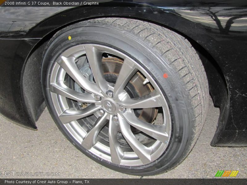 Black Obsidian / Graphite 2008 Infiniti G 37 Coupe