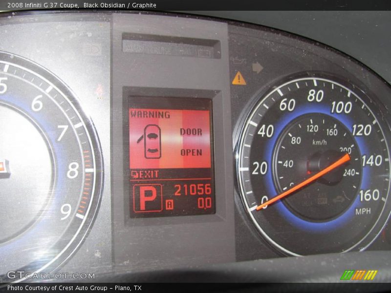 Black Obsidian / Graphite 2008 Infiniti G 37 Coupe