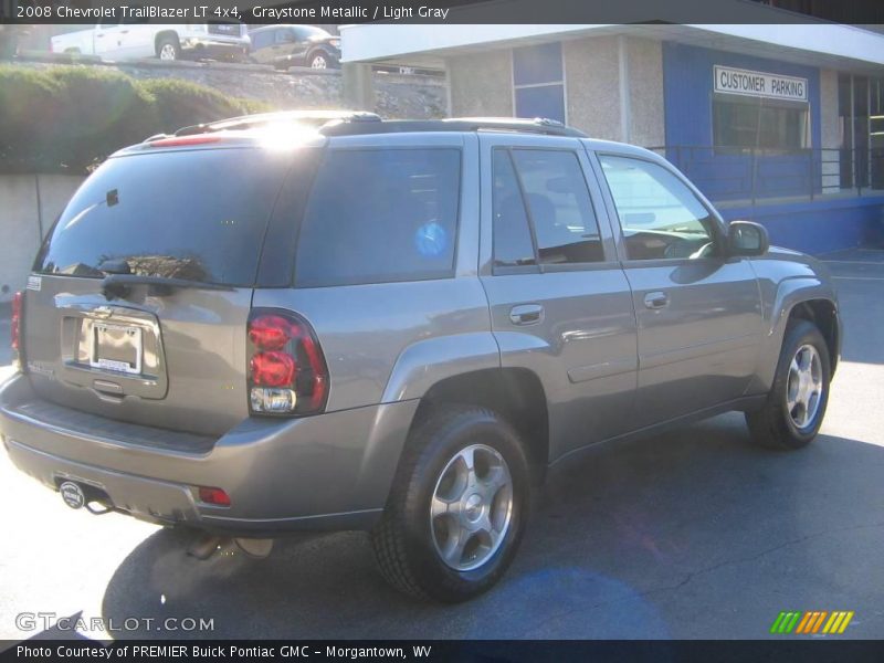 Graystone Metallic / Light Gray 2008 Chevrolet TrailBlazer LT 4x4