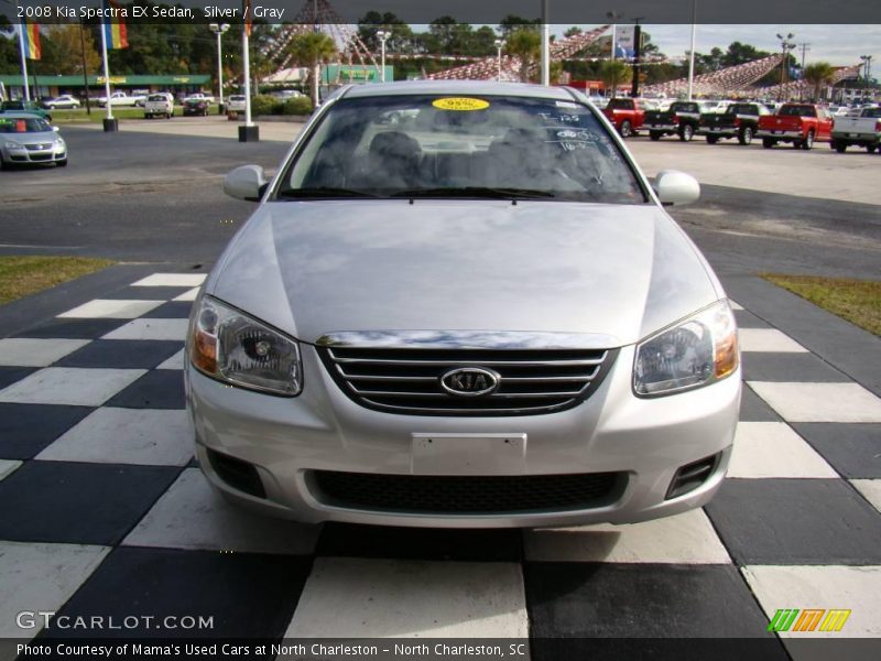 Silver / Gray 2008 Kia Spectra EX Sedan