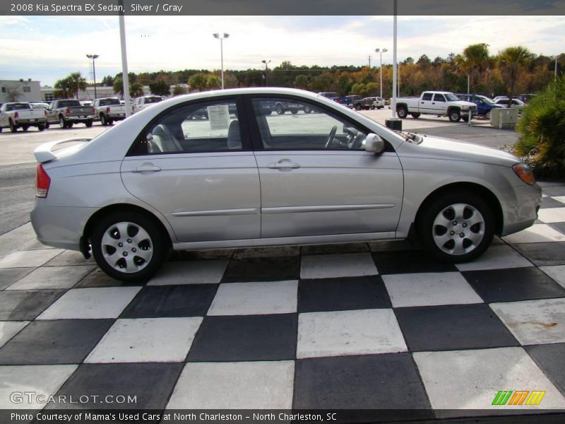 Silver / Gray 2008 Kia Spectra EX Sedan