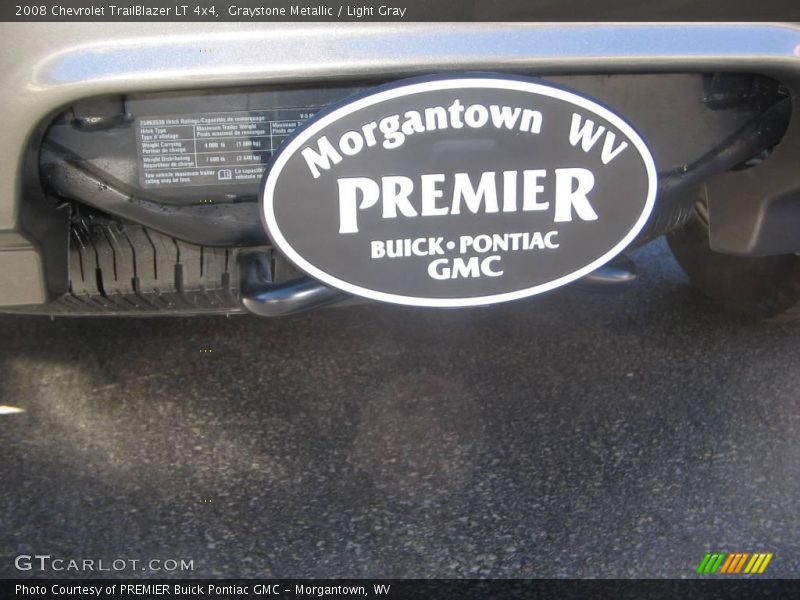 Graystone Metallic / Light Gray 2008 Chevrolet TrailBlazer LT 4x4