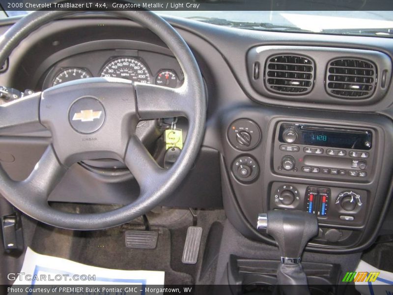 Graystone Metallic / Light Gray 2008 Chevrolet TrailBlazer LT 4x4