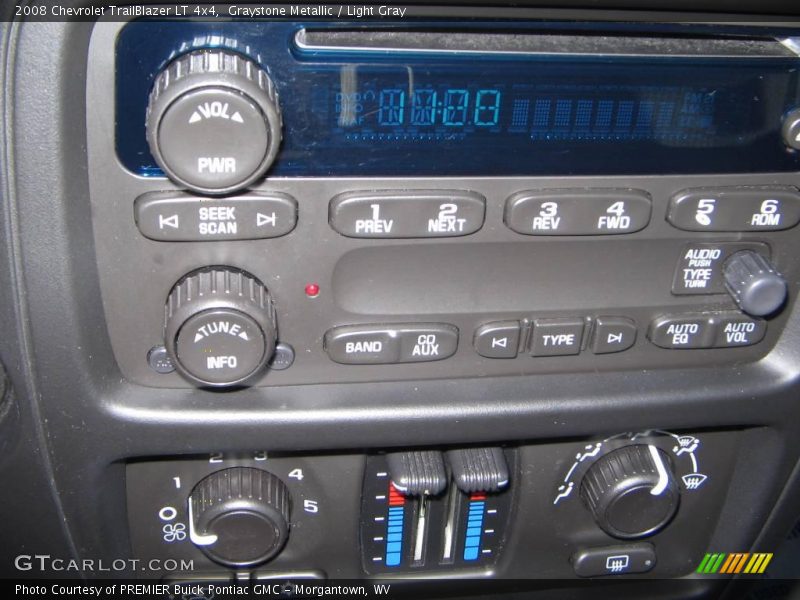 Graystone Metallic / Light Gray 2008 Chevrolet TrailBlazer LT 4x4