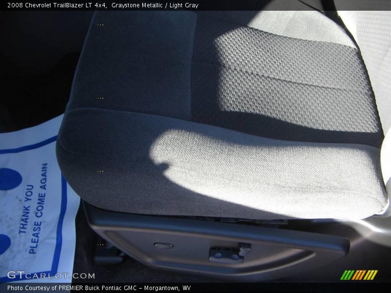 Graystone Metallic / Light Gray 2008 Chevrolet TrailBlazer LT 4x4