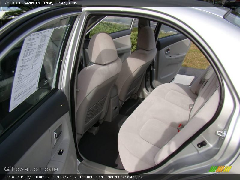 Silver / Gray 2008 Kia Spectra EX Sedan