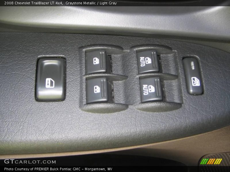 Graystone Metallic / Light Gray 2008 Chevrolet TrailBlazer LT 4x4