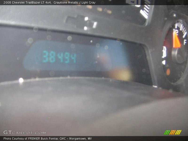Graystone Metallic / Light Gray 2008 Chevrolet TrailBlazer LT 4x4
