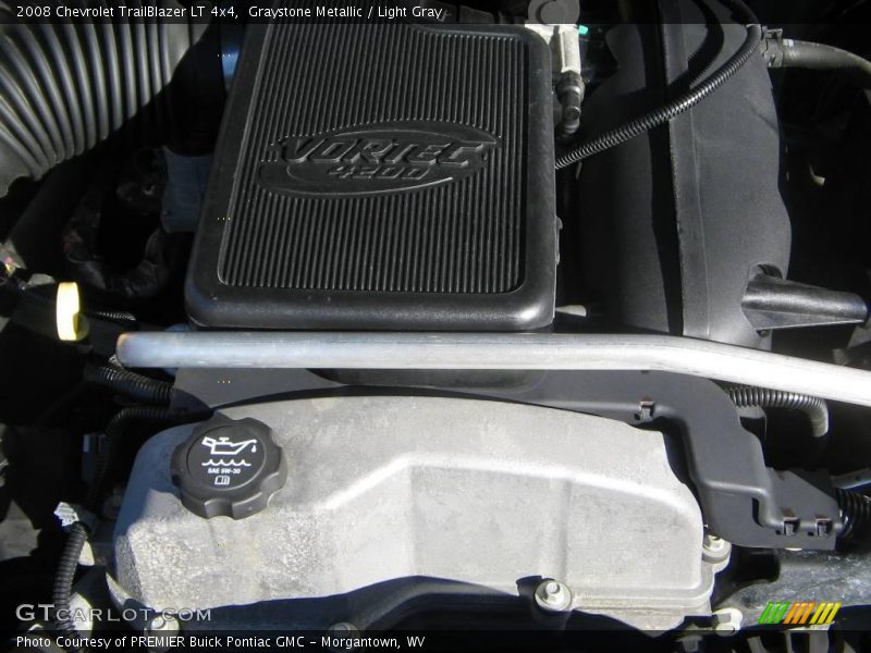 Graystone Metallic / Light Gray 2008 Chevrolet TrailBlazer LT 4x4