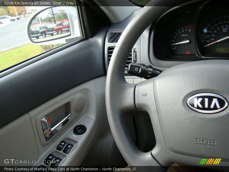 Silver / Gray 2008 Kia Spectra EX Sedan