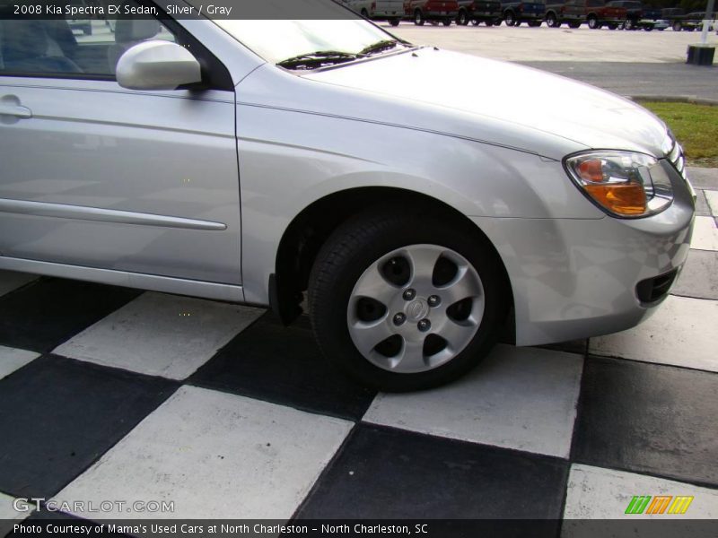 Silver / Gray 2008 Kia Spectra EX Sedan