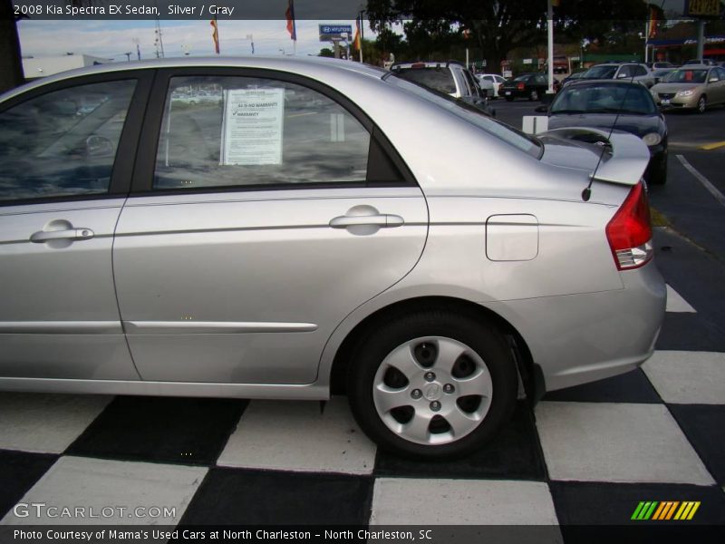 Silver / Gray 2008 Kia Spectra EX Sedan