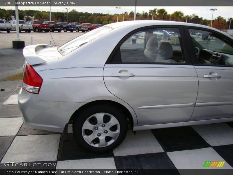 Silver / Gray 2008 Kia Spectra EX Sedan