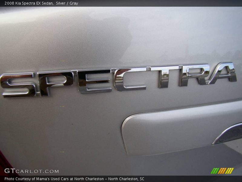 Silver / Gray 2008 Kia Spectra EX Sedan