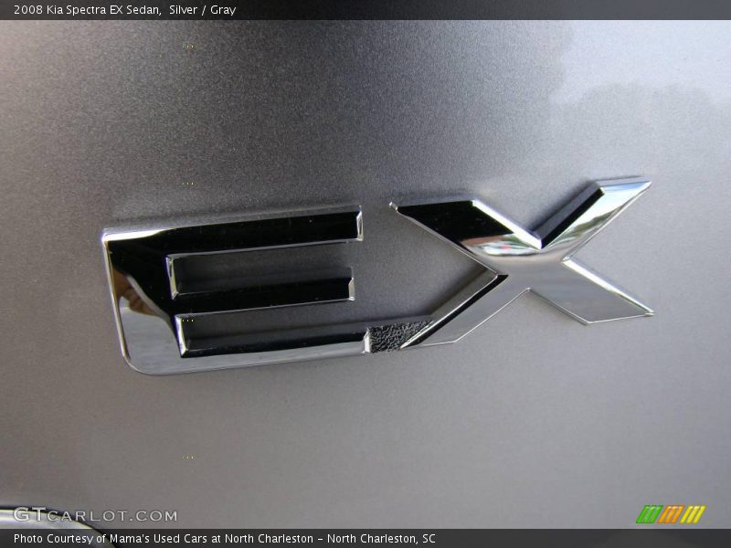 Silver / Gray 2008 Kia Spectra EX Sedan