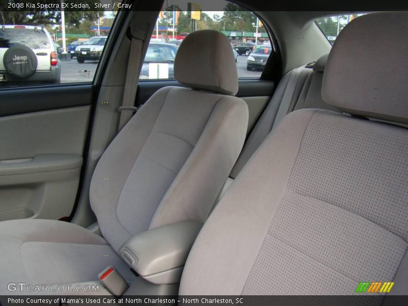 Silver / Gray 2008 Kia Spectra EX Sedan