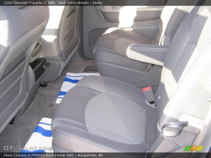 Dark Cherry Metallic / Ebony 2009 Chevrolet Traverse LT AWD