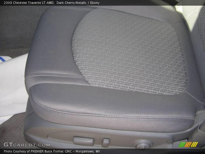 Dark Cherry Metallic / Ebony 2009 Chevrolet Traverse LT AWD