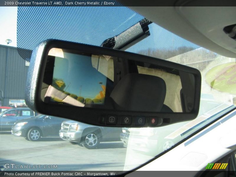 Dark Cherry Metallic / Ebony 2009 Chevrolet Traverse LT AWD