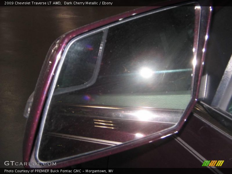 Dark Cherry Metallic / Ebony 2009 Chevrolet Traverse LT AWD