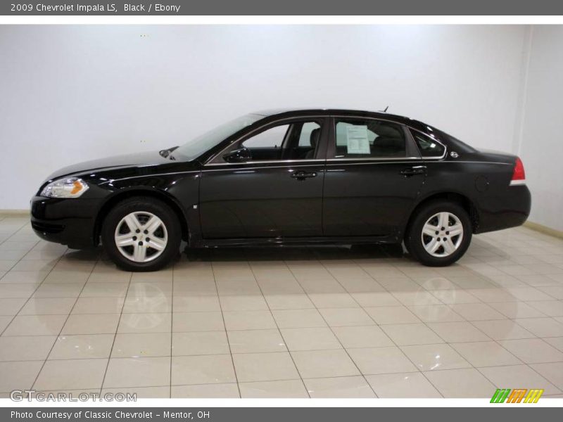 Black / Ebony 2009 Chevrolet Impala LS
