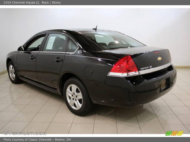 Black / Ebony 2009 Chevrolet Impala LS