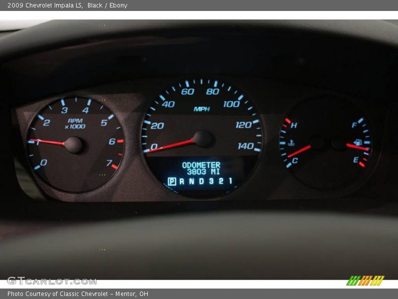 Black / Ebony 2009 Chevrolet Impala LS