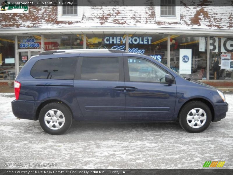 Velvet Blue / Gray 2009 Kia Sedona LX