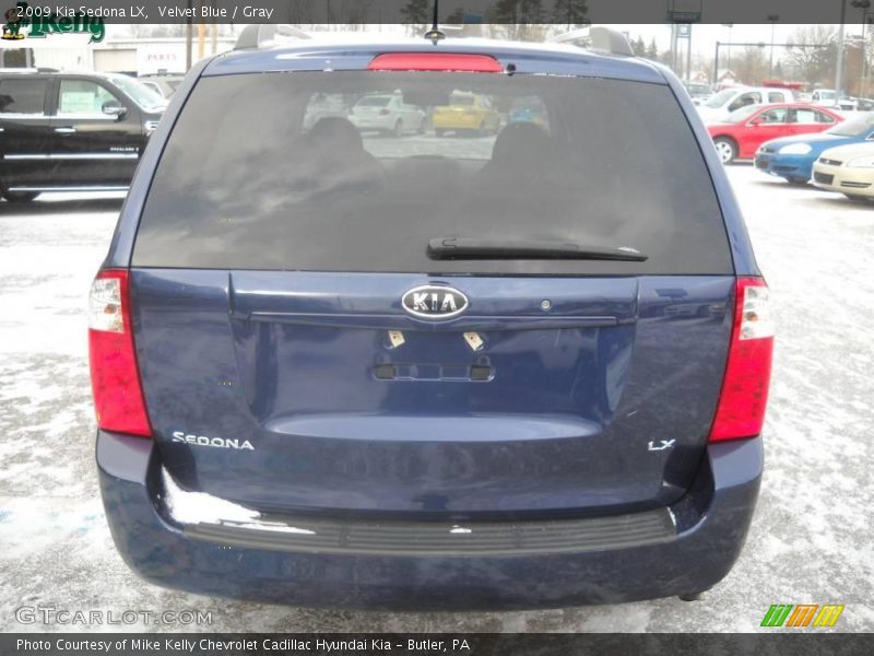 Velvet Blue / Gray 2009 Kia Sedona LX