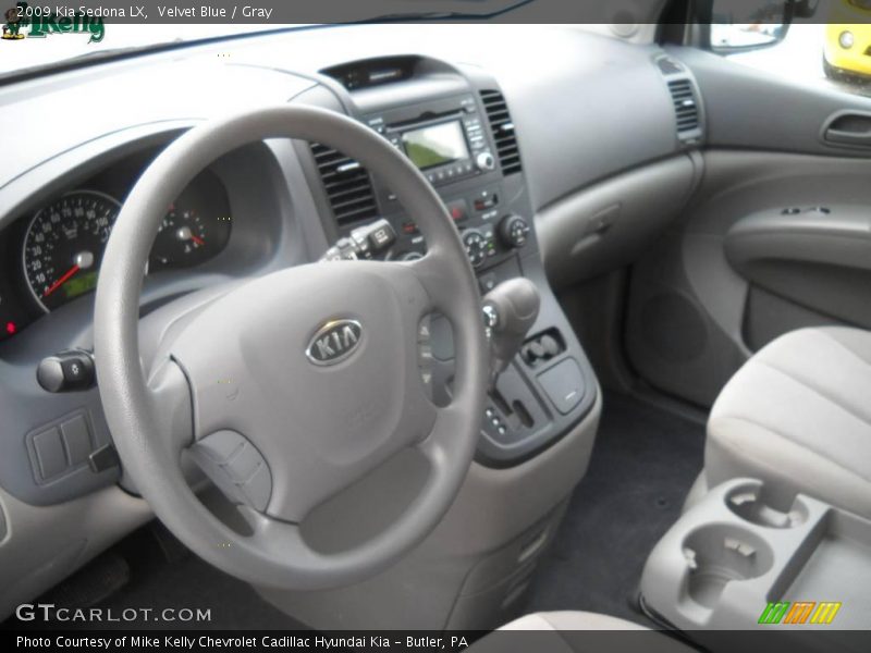 Velvet Blue / Gray 2009 Kia Sedona LX