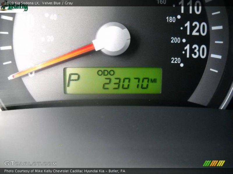 Velvet Blue / Gray 2009 Kia Sedona LX