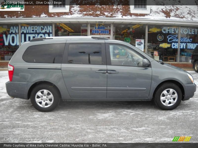 Olive Gray / Beige 2009 Kia Sedona LX