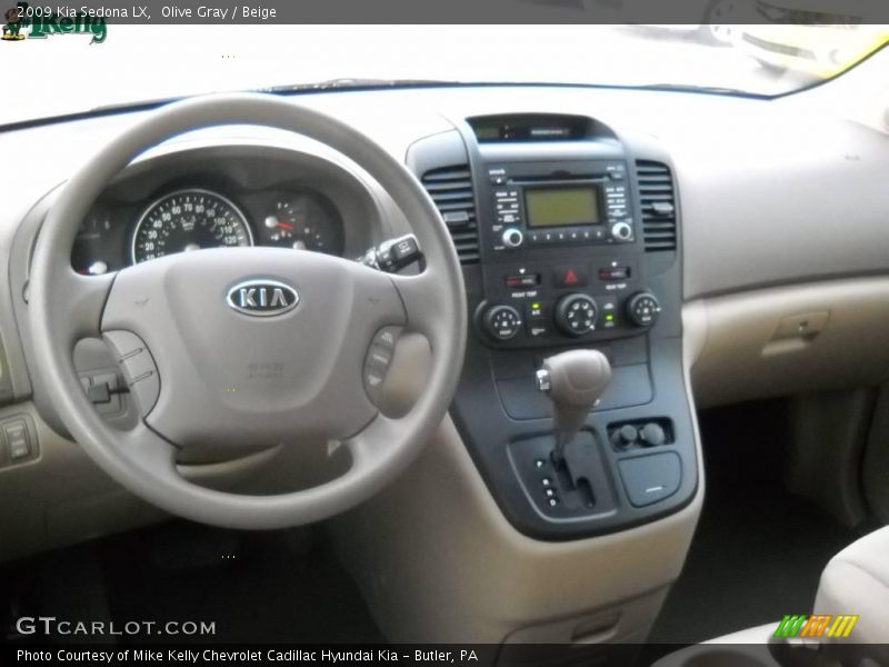 Olive Gray / Beige 2009 Kia Sedona LX