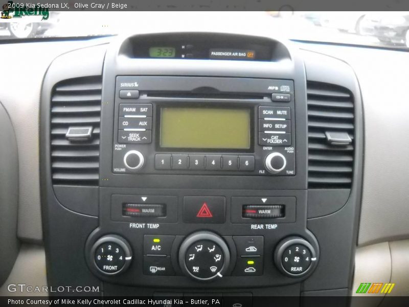 Olive Gray / Beige 2009 Kia Sedona LX