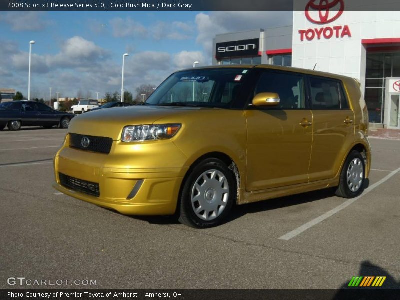 Gold Rush Mica / Dark Gray 2008 Scion xB Release Series 5.0