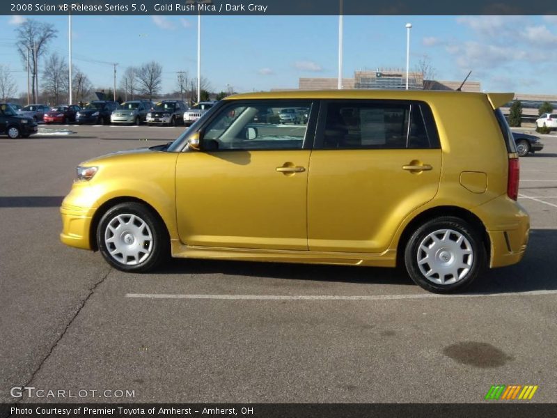Gold Rush Mica / Dark Gray 2008 Scion xB Release Series 5.0