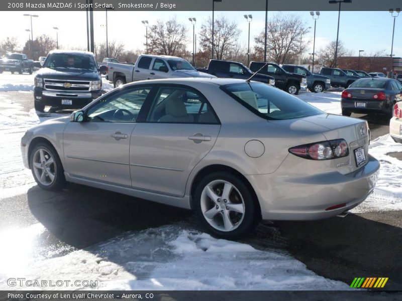 Smokestone / Beige 2008 Mazda MAZDA6 i Sport Sedan