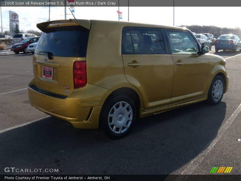 Gold Rush Mica / Dark Gray 2008 Scion xB Release Series 5.0