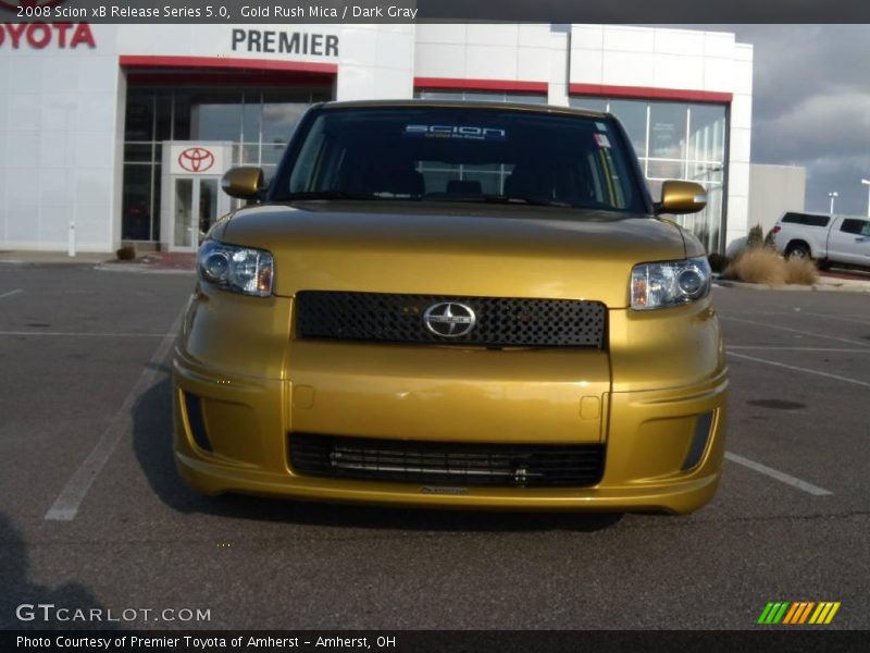 Gold Rush Mica / Dark Gray 2008 Scion xB Release Series 5.0