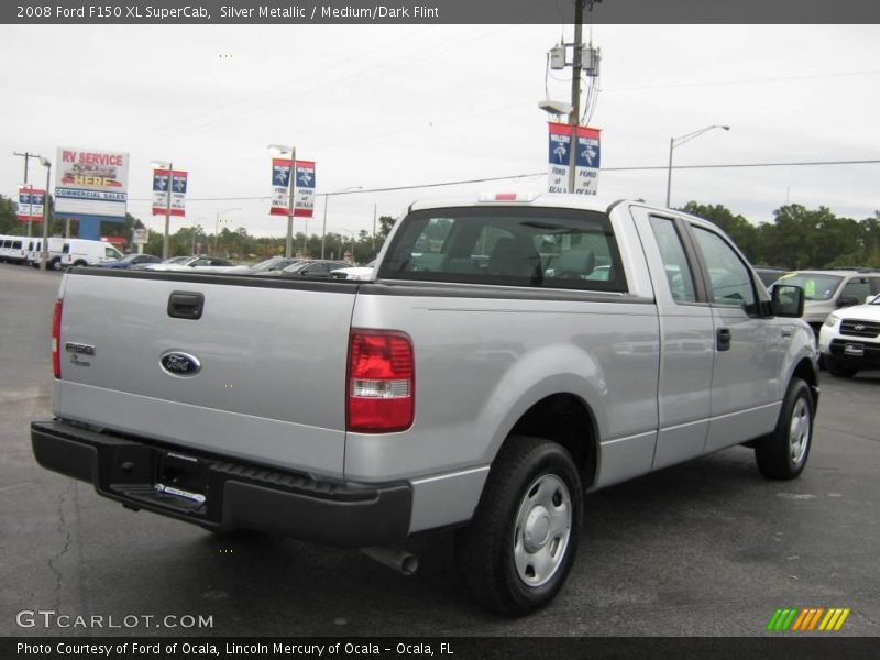 Silver Metallic / Medium/Dark Flint 2008 Ford F150 XL SuperCab