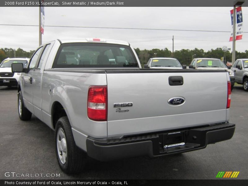 Silver Metallic / Medium/Dark Flint 2008 Ford F150 XL SuperCab