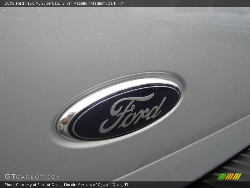 Silver Metallic / Medium/Dark Flint 2008 Ford F150 XL SuperCab