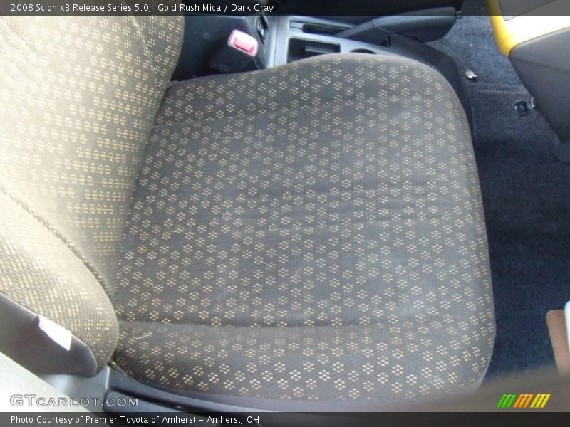 Gold Rush Mica / Dark Gray 2008 Scion xB Release Series 5.0