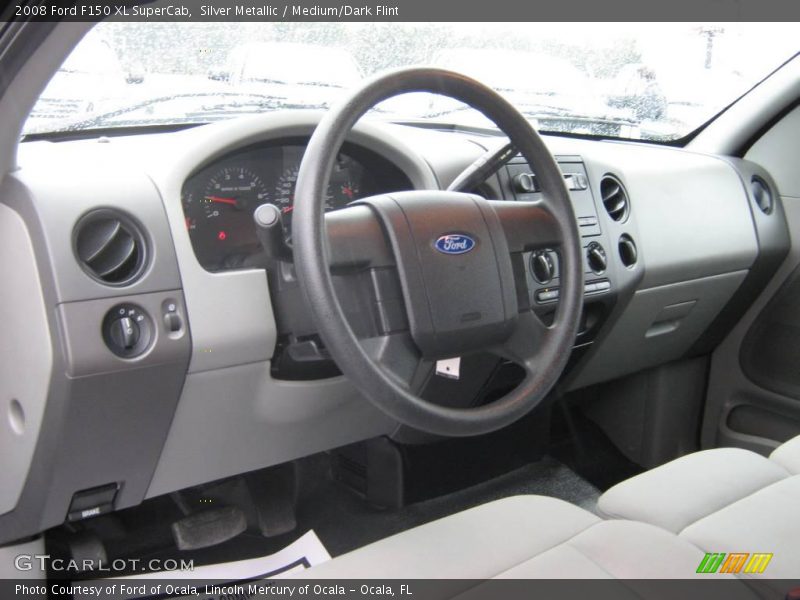 Silver Metallic / Medium/Dark Flint 2008 Ford F150 XL SuperCab